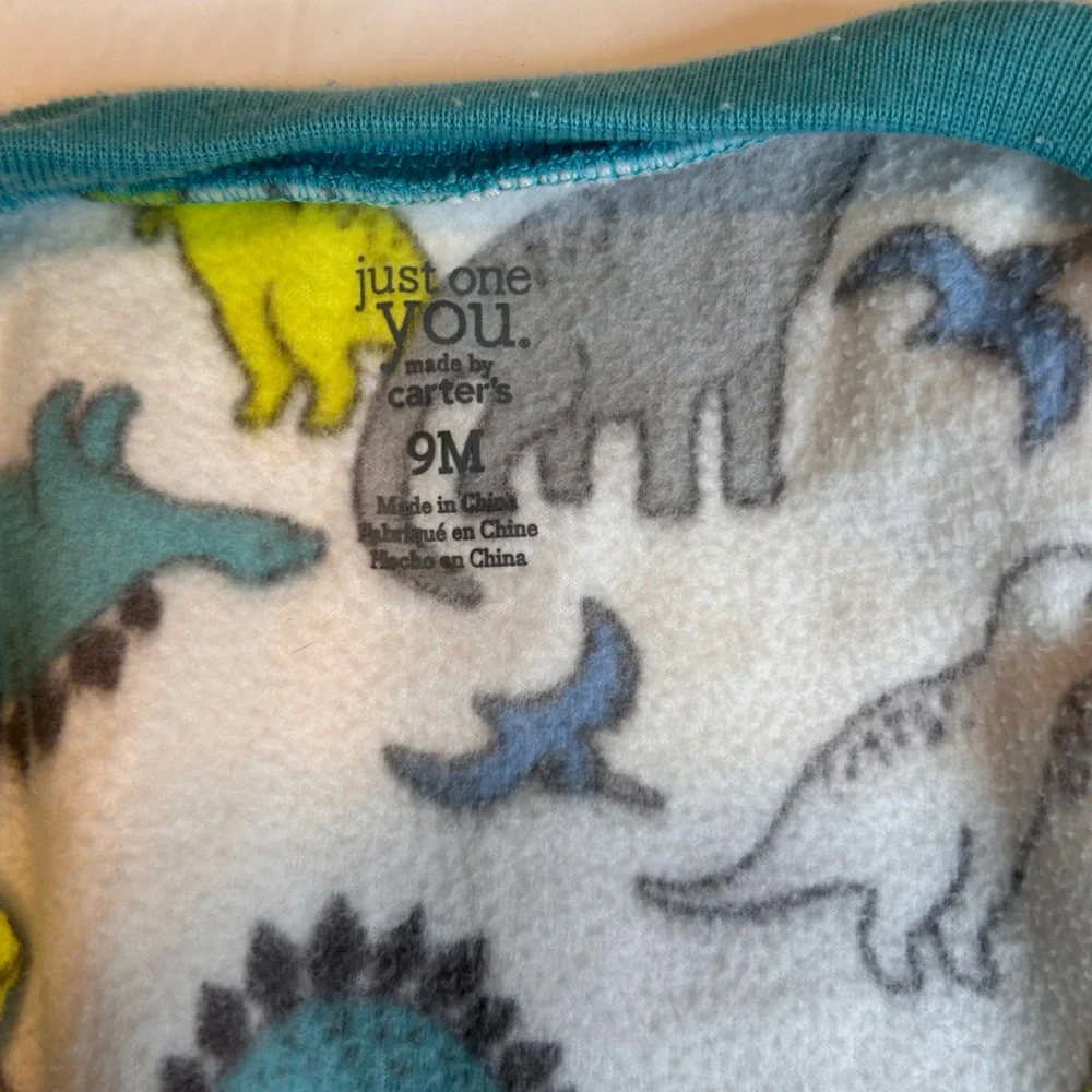 Just One You Made by Carter’s Multicolor dinosaur Print One Piece Onesie Baby 9M